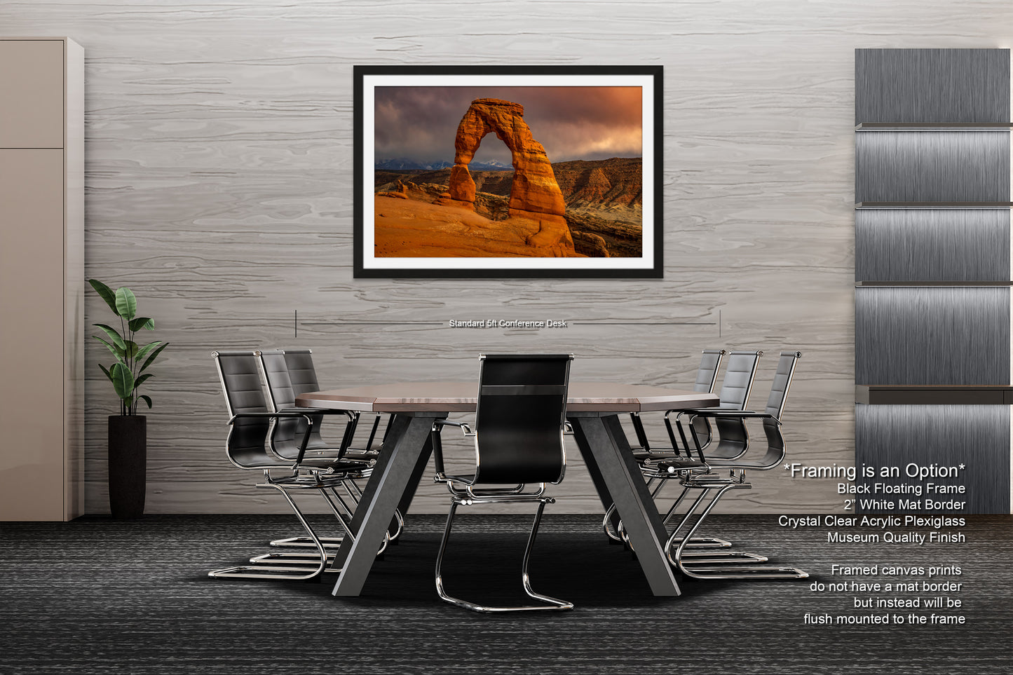 a dining room with a table and chairs