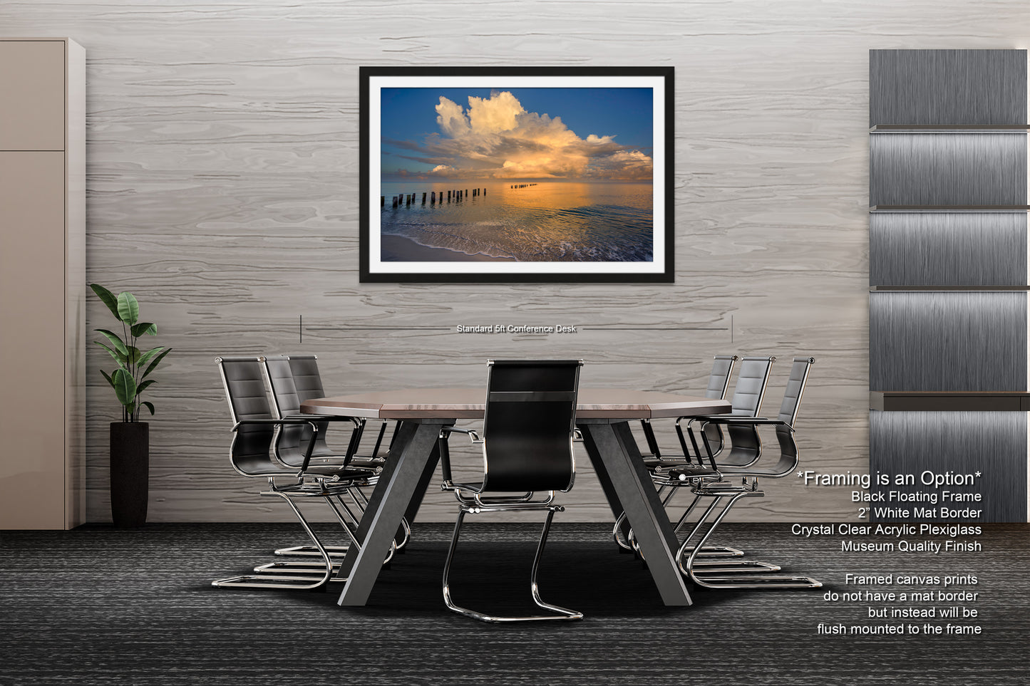 a picture of a dining room with a table and chairs