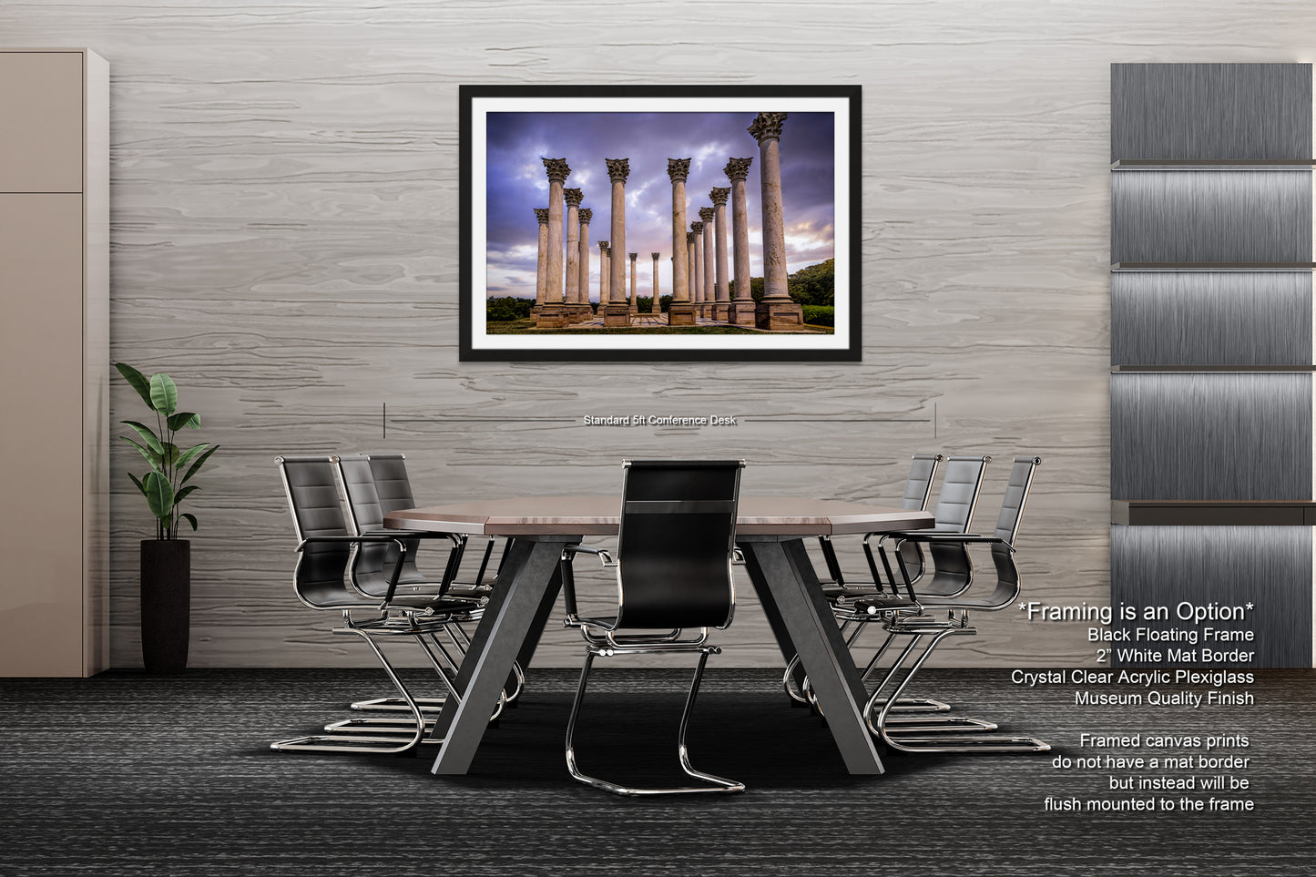a dining room with a table and chairs
