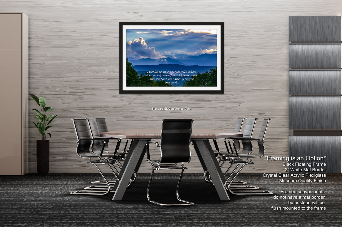 a dining room with a table and chairs