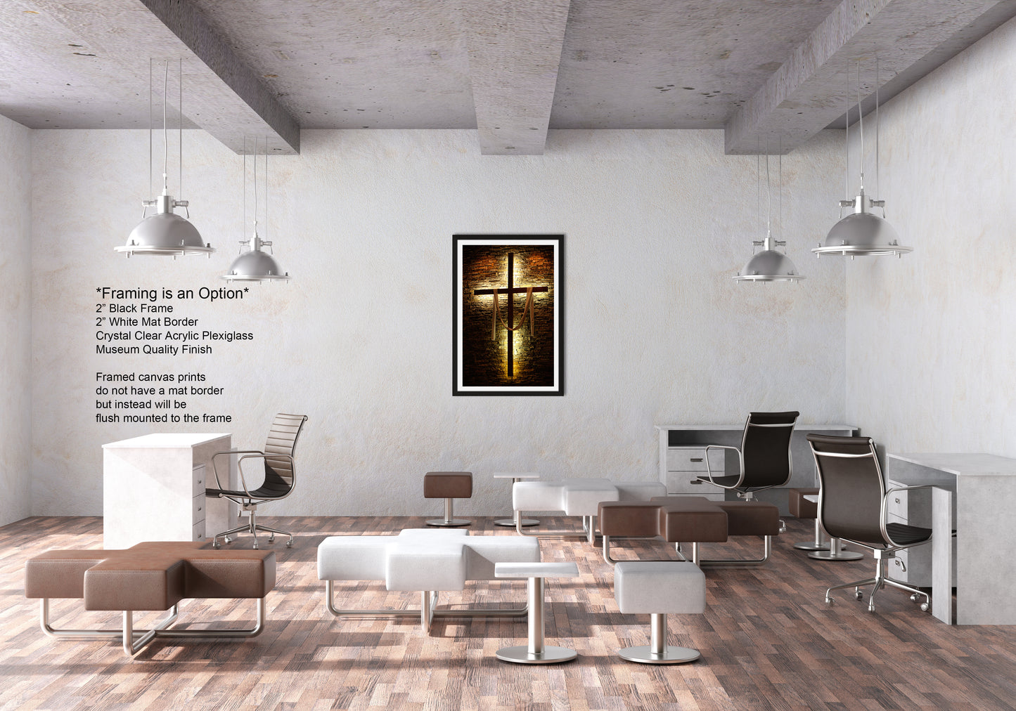 a room that has a bunch of chairs in it