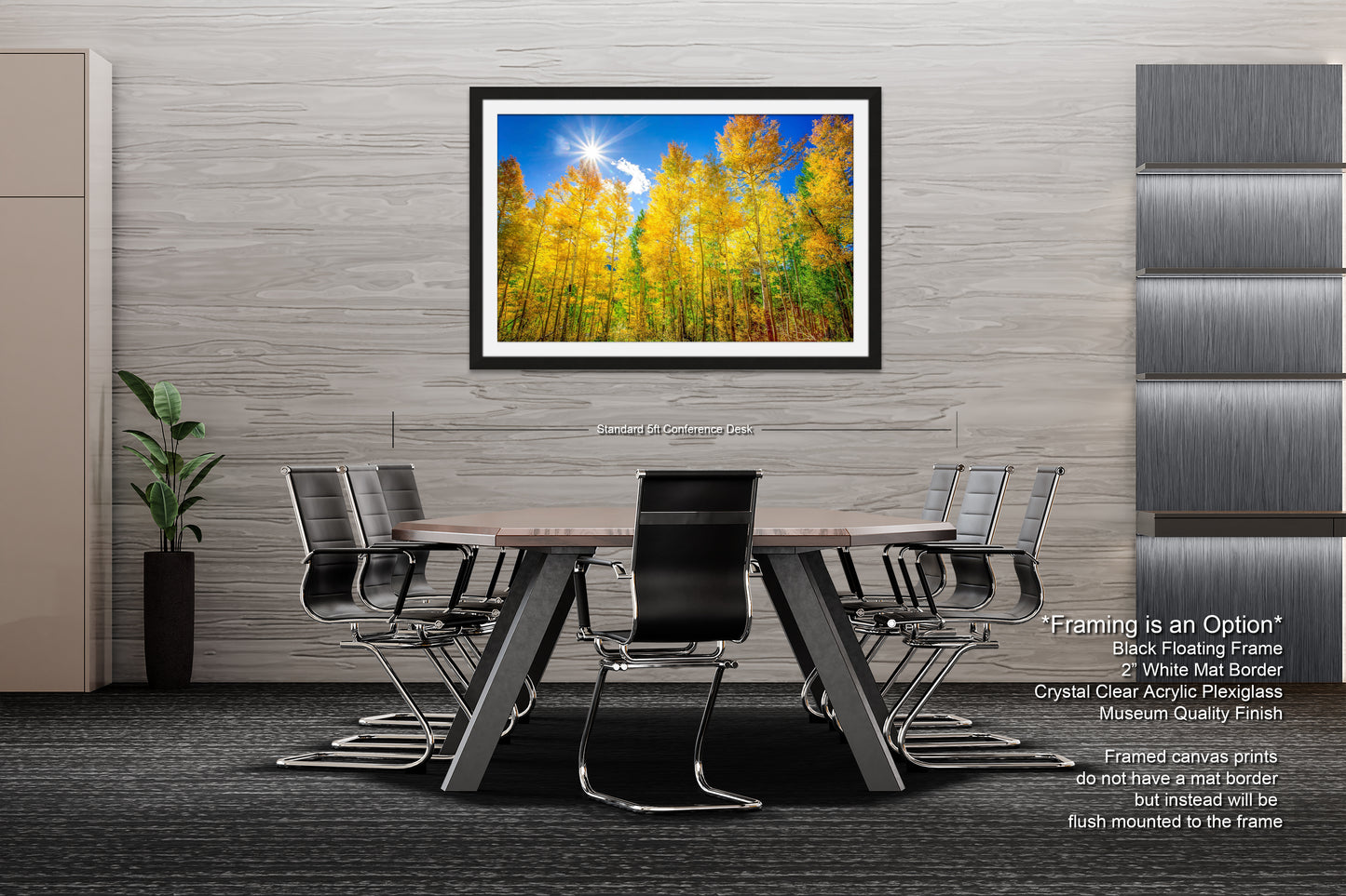 a picture of a dining room with a table and chairs