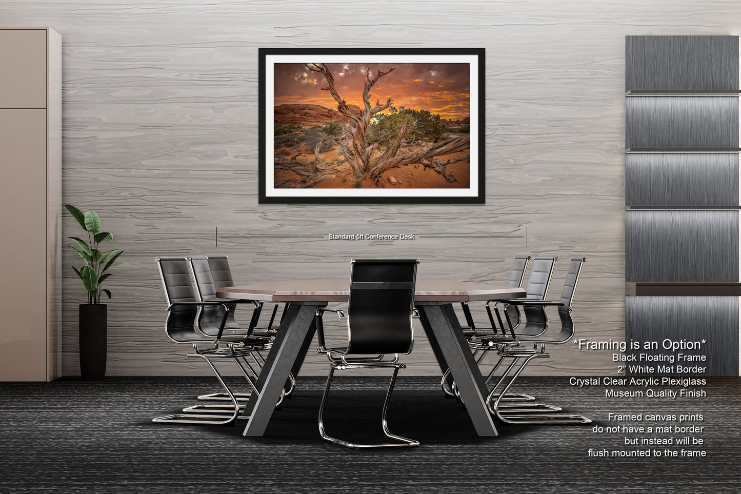 a dining room with a table and chairs