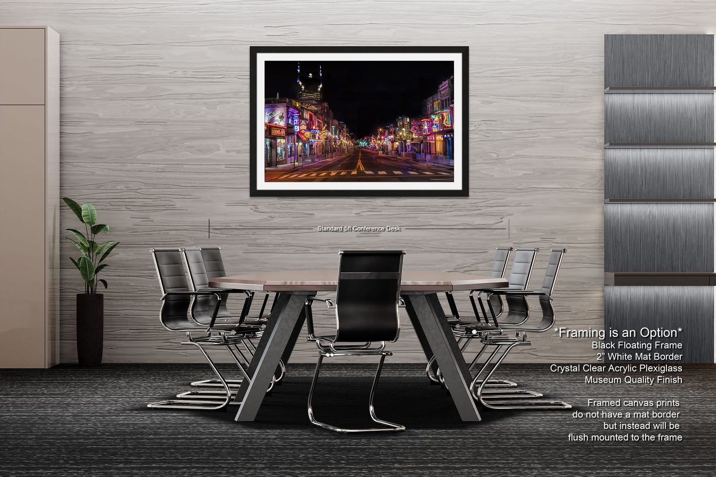 a picture of a city street at night