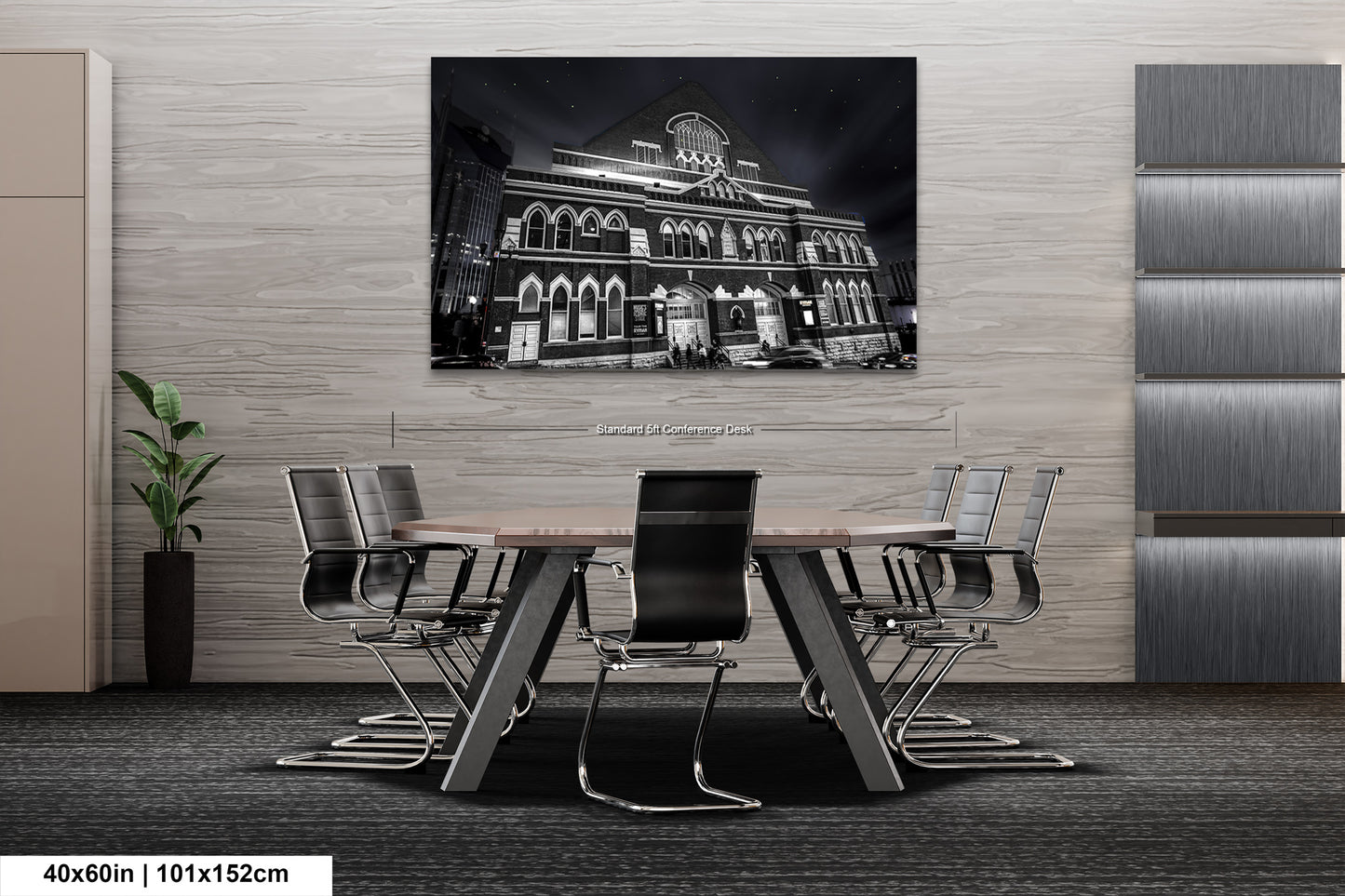a black and white photo of a restaurant