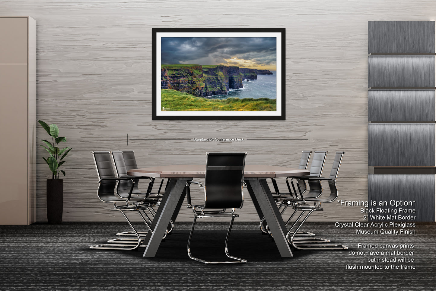 a picture of a dining room with a table and chairs