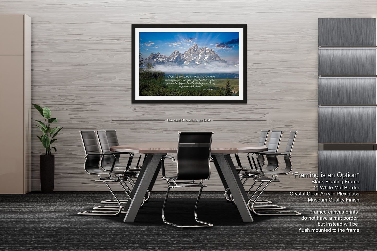 a picture of a dining room with a table and chairs