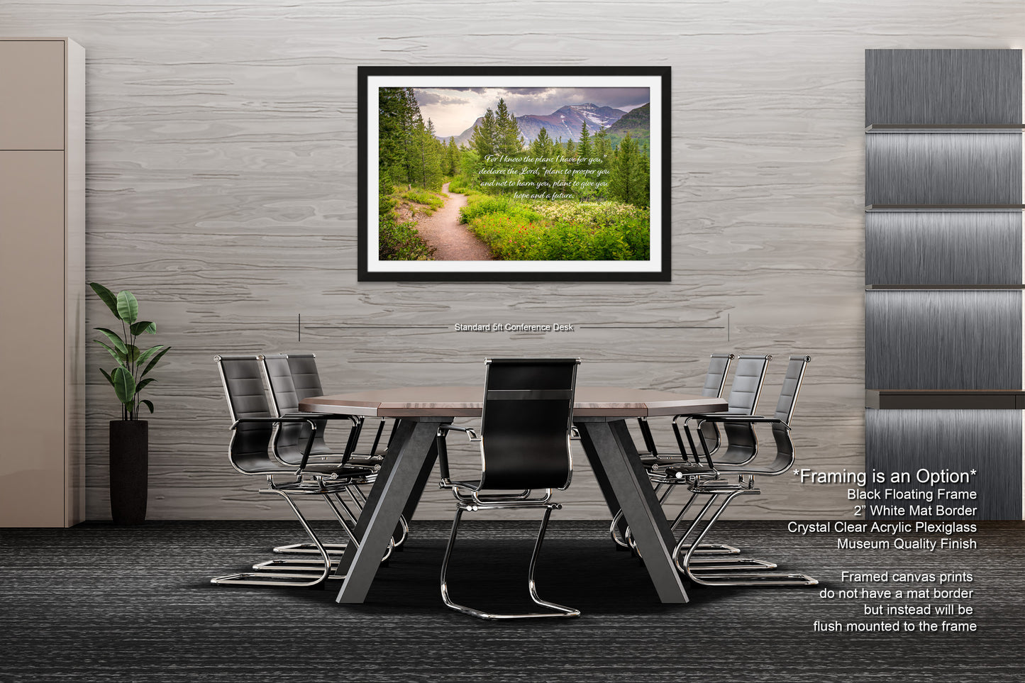 a dining room with a table and chairs