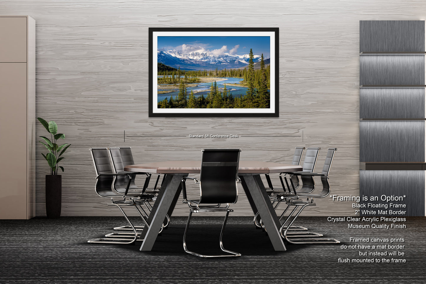 a dining room with a table and chairs