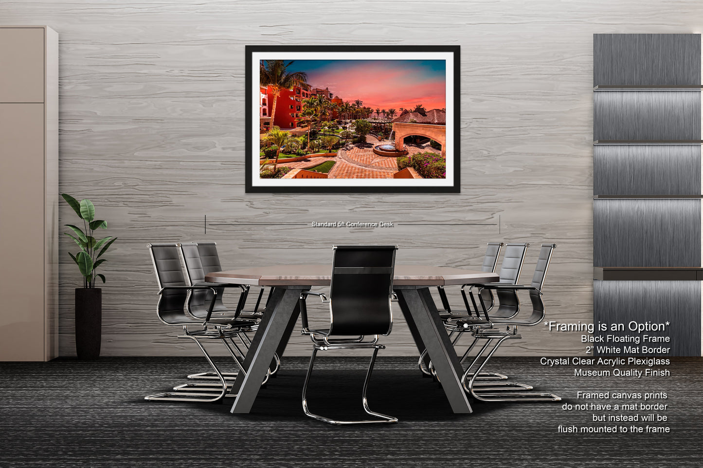 a dining room with a table and chairs