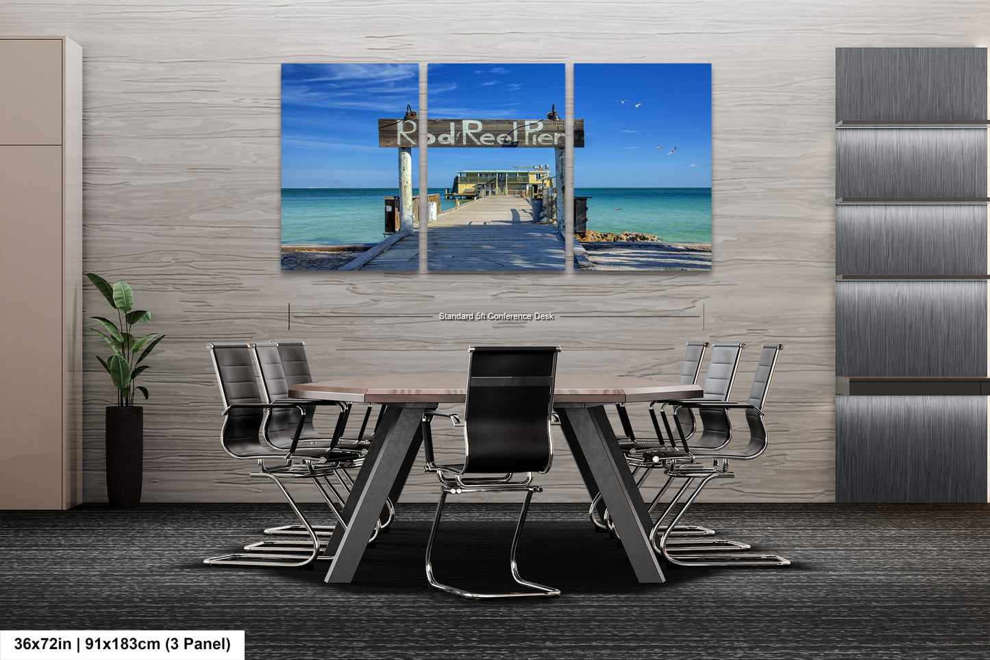 a dining room with a table and chairs