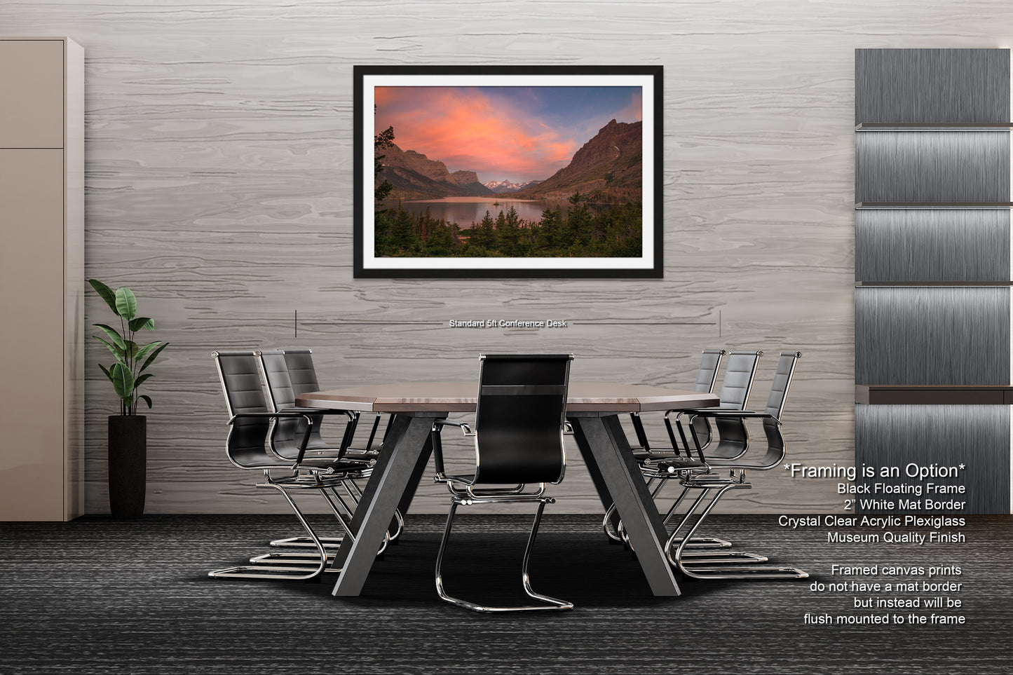 a dining room with a table and chairs