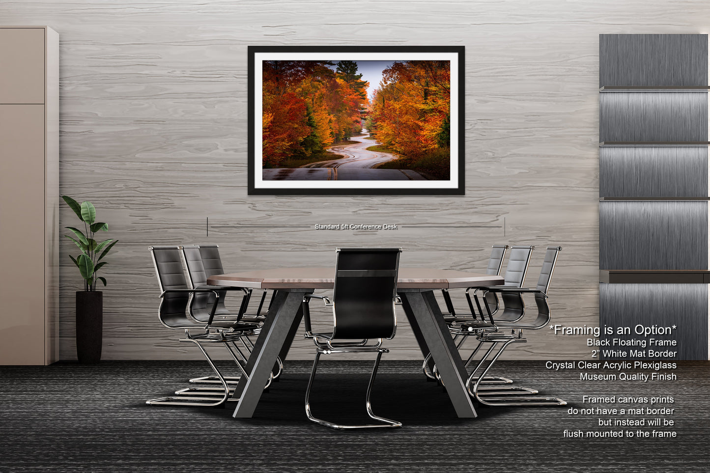 a dining room with a table and chairs