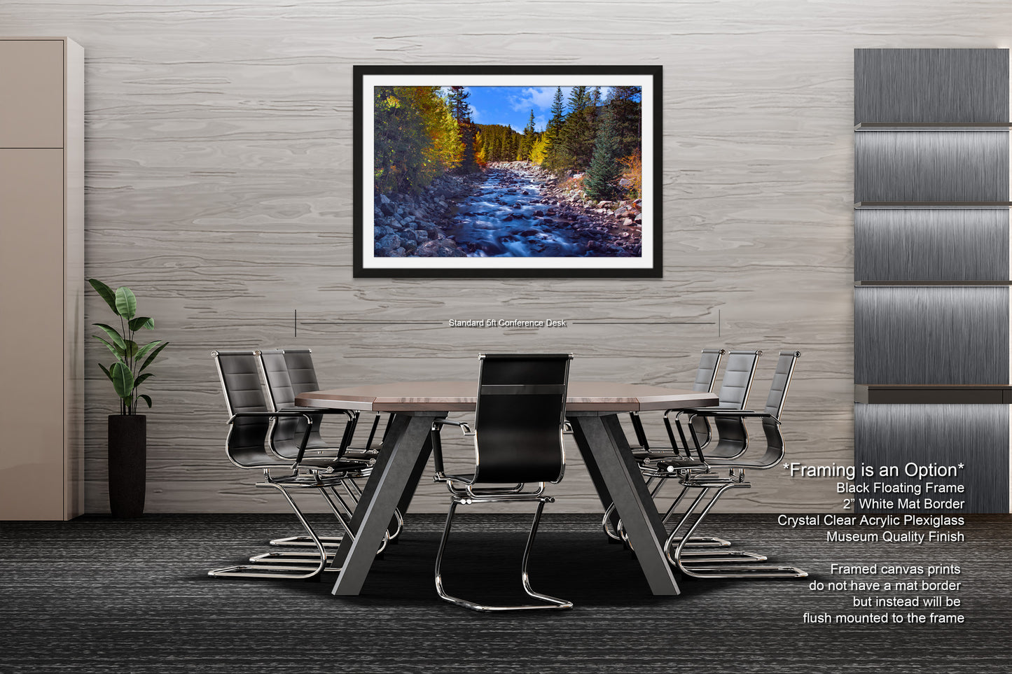 a picture of a dining room with a table and chairs