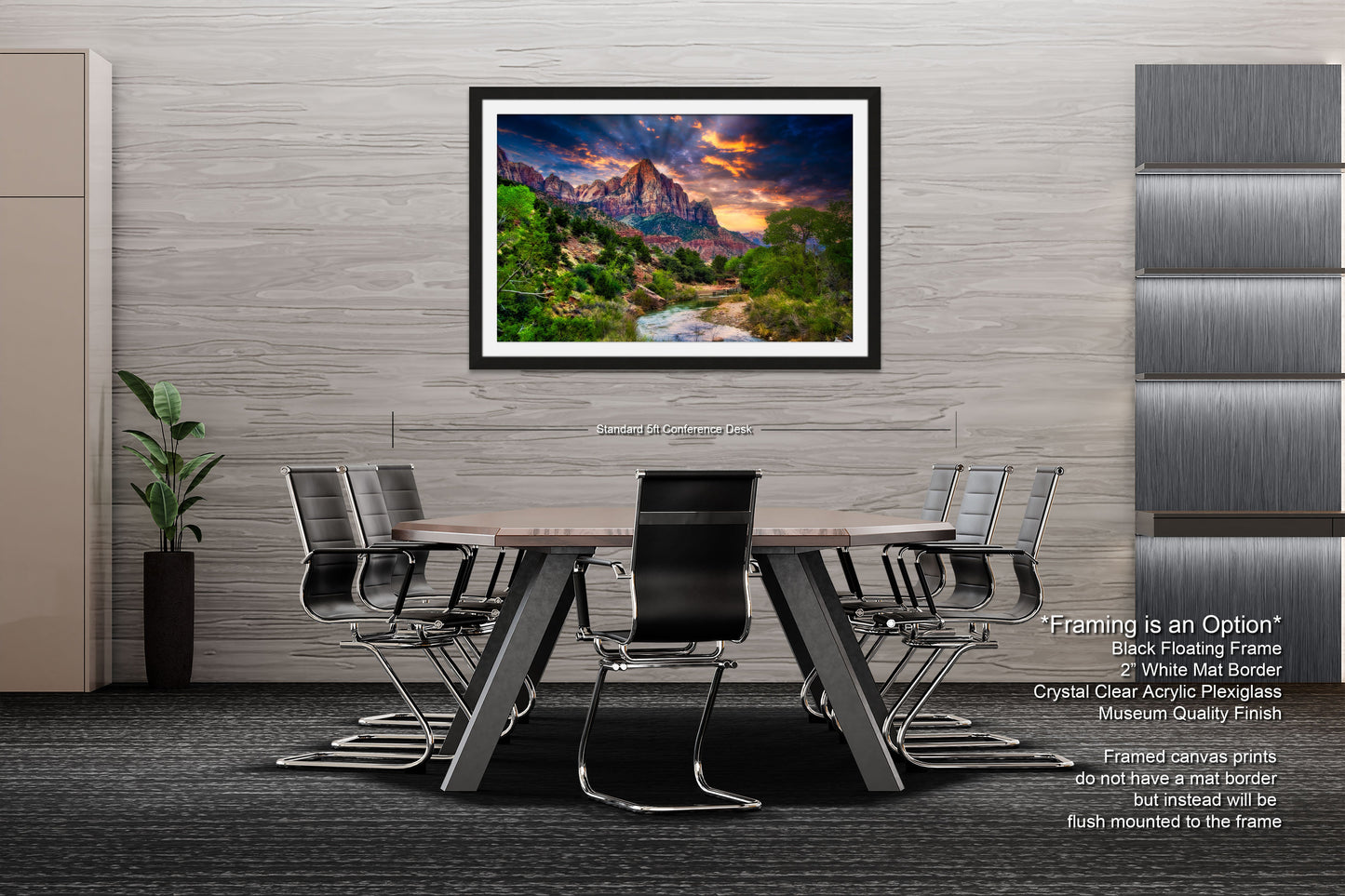 a dining room with a table and chairs