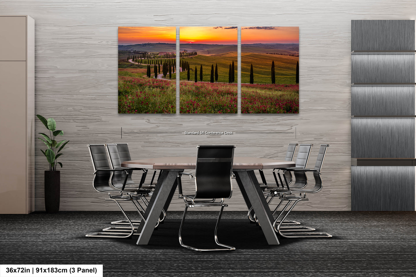 a dining room with a table and chairs