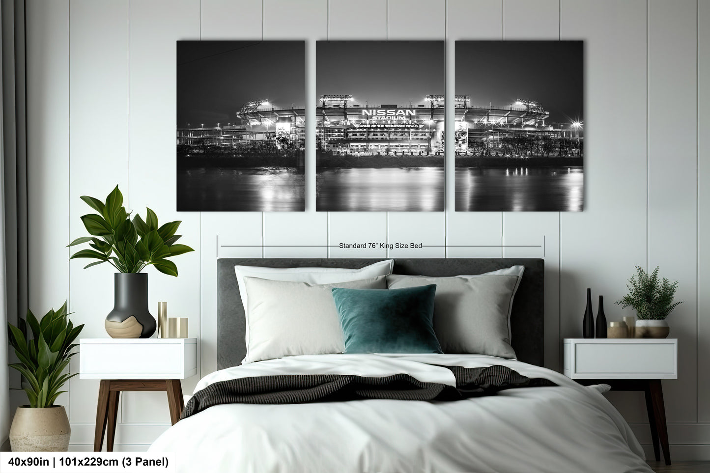 a black and white photo of a bedroom