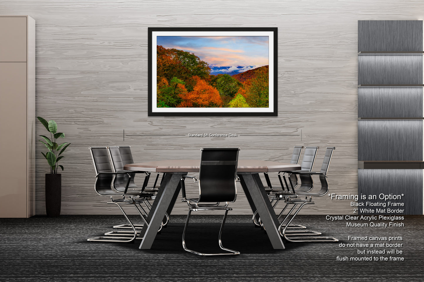 a picture of a dining room with a table and chairs