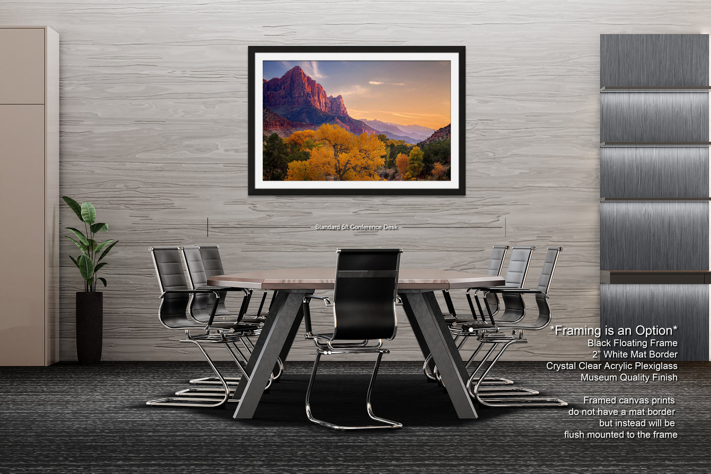 a dining room with a table and chairs