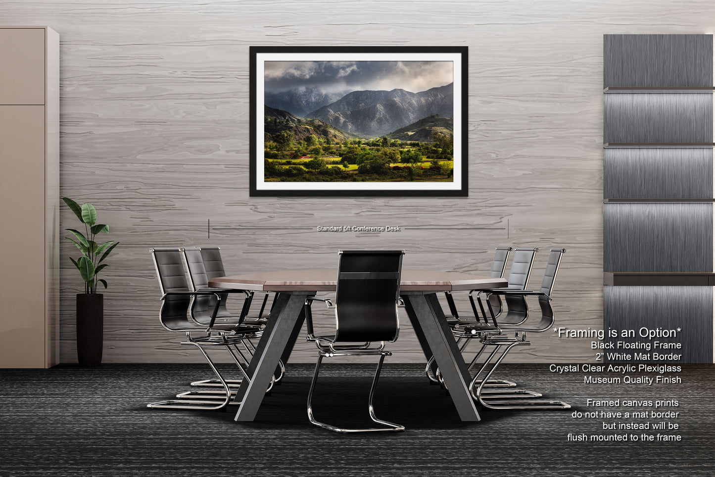 a dining room with a table and chairs