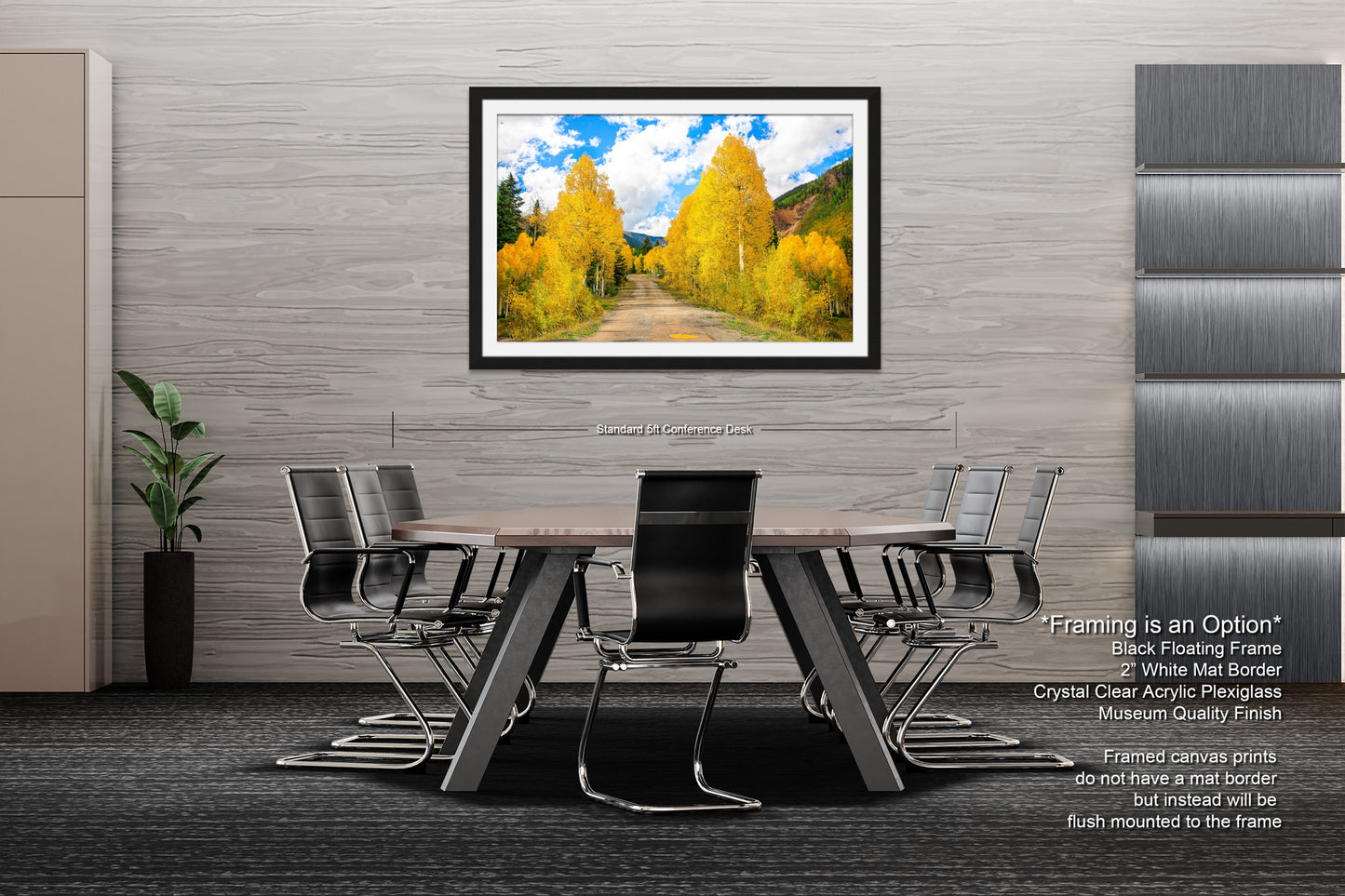 a dining room with a table and chairs