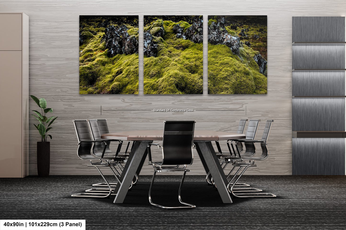 a dining room with a table and chairs