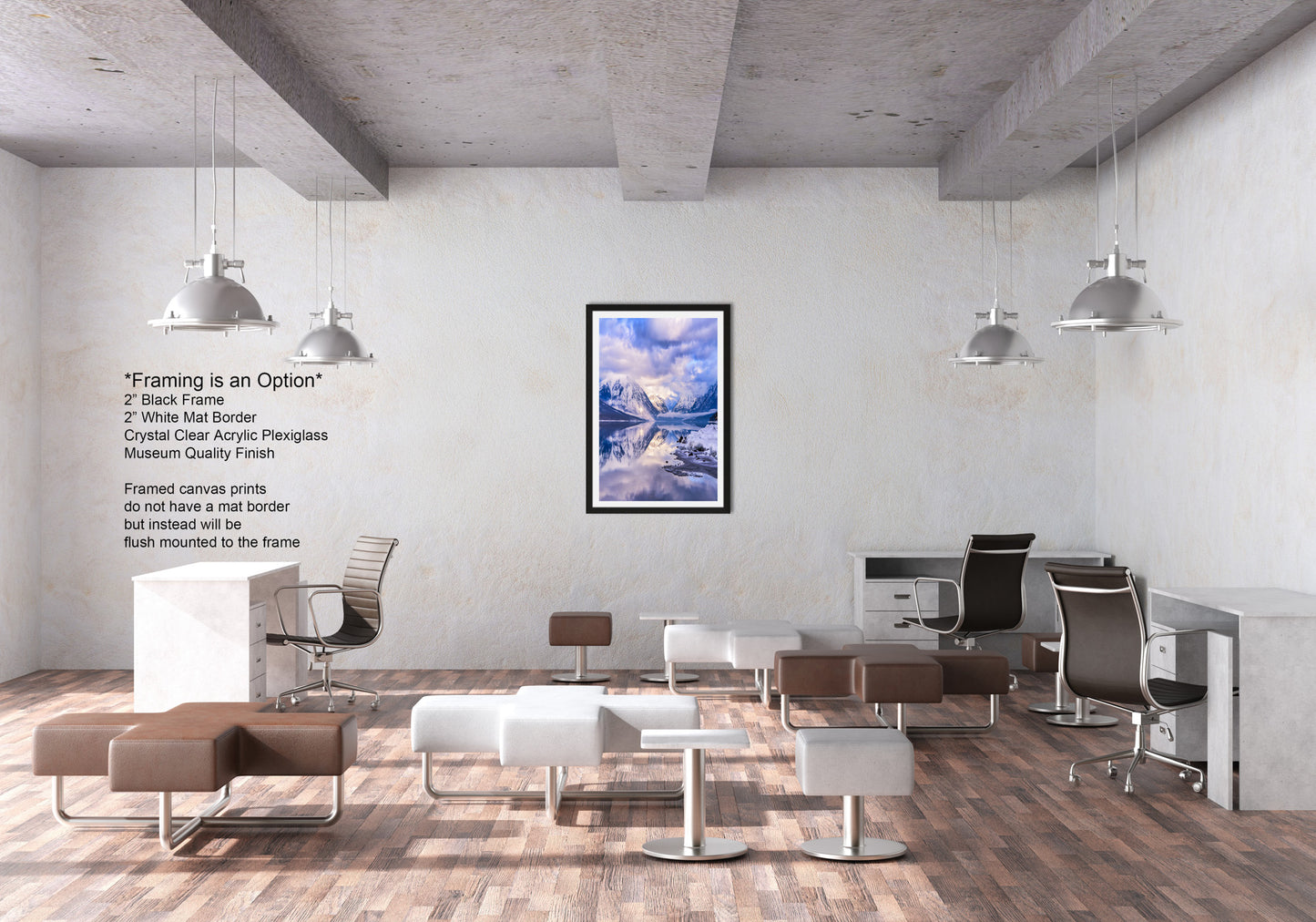 a room with a lot of chairs and desks