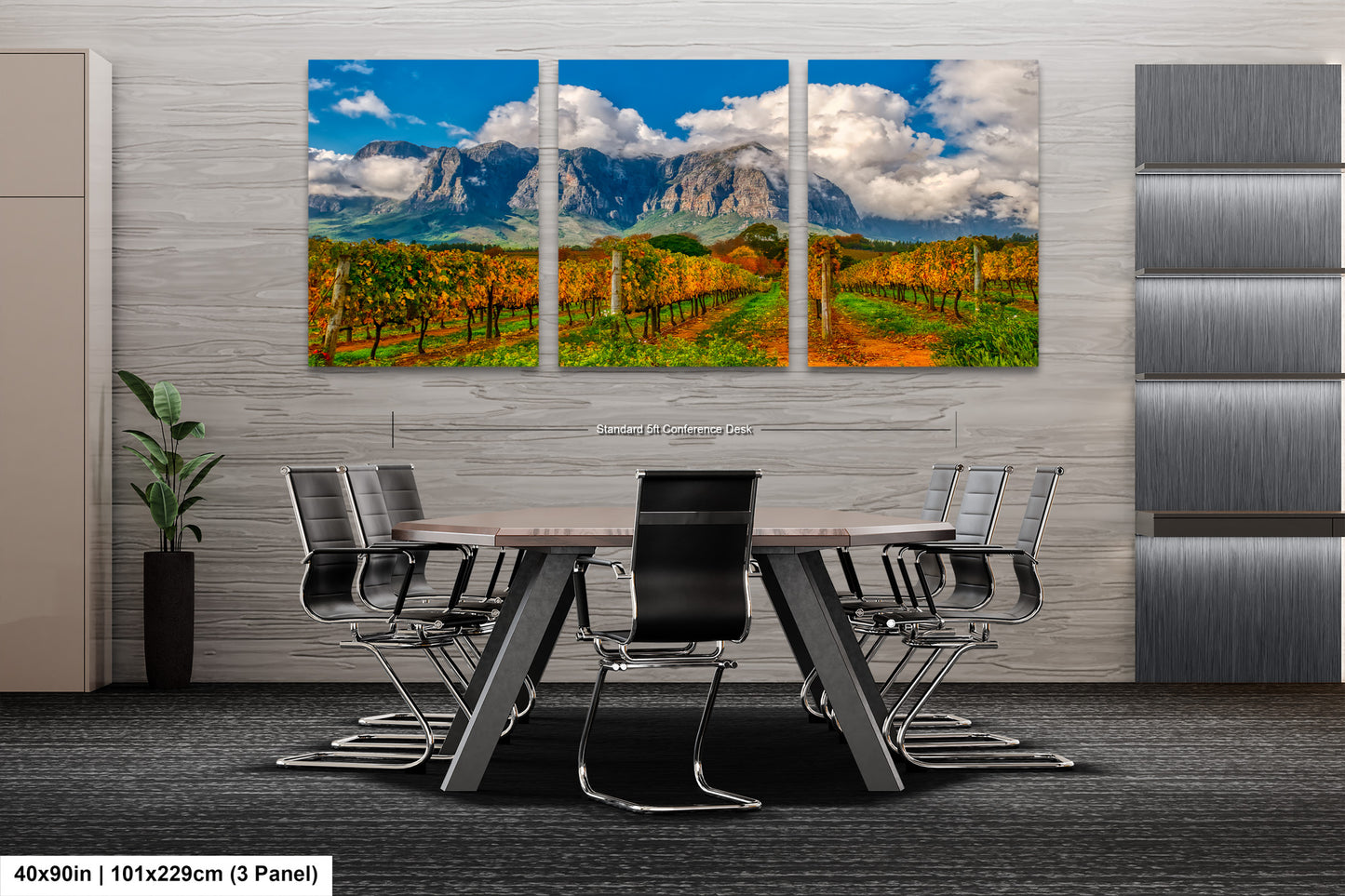 a dining room with a table and chairs