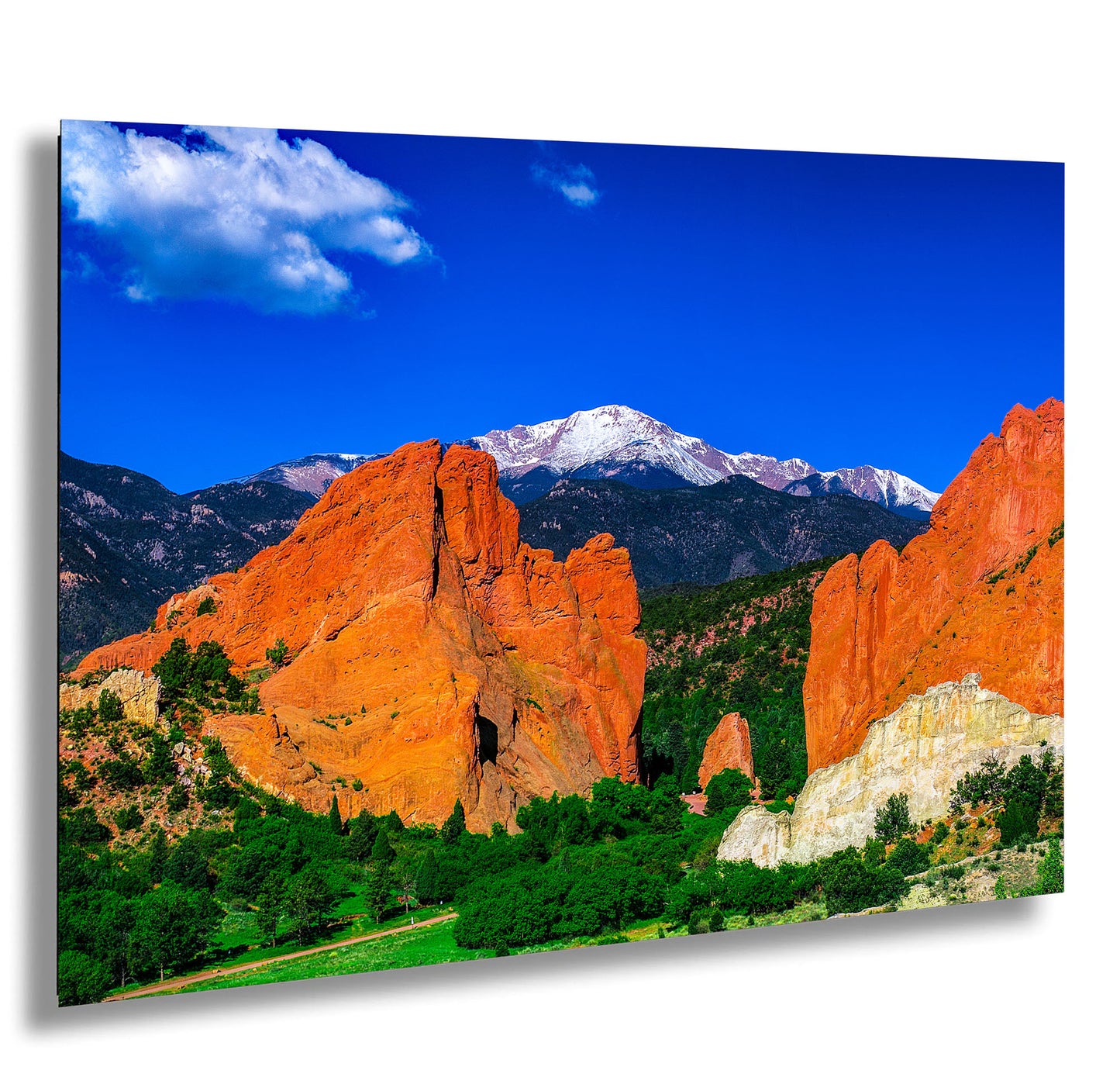 Garden of the god's picture, Pikes Peak print, Colorado Springs canvas, Colorado Springs wall art,