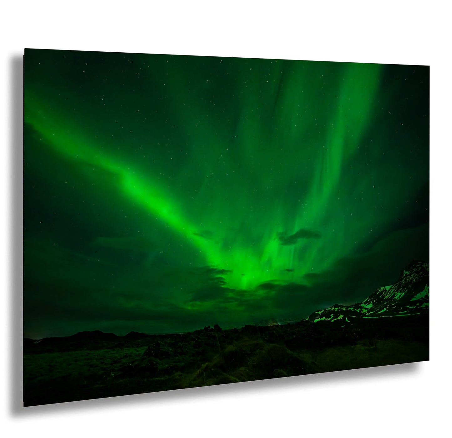 Aurora Borealis Northern Lights Print taken in Iceland on Acrylic, Canvas, Metal & Paper