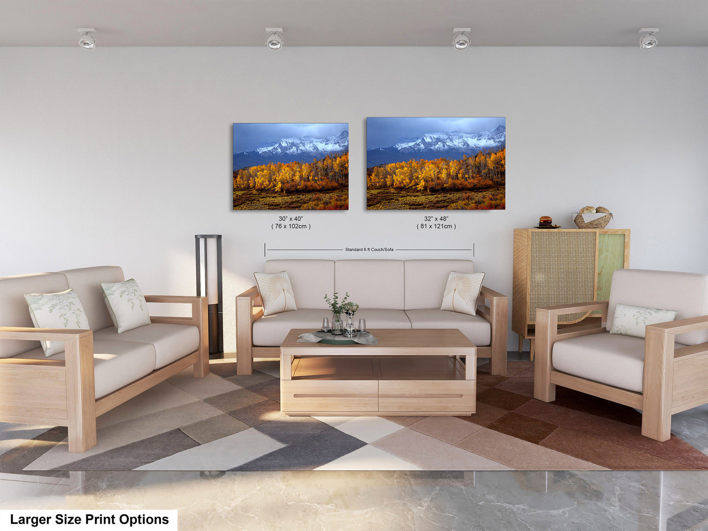 Colorado Mountains in Autumn, Aspens, Dallas Divide, Ridgway, Telluride, Photography wall art