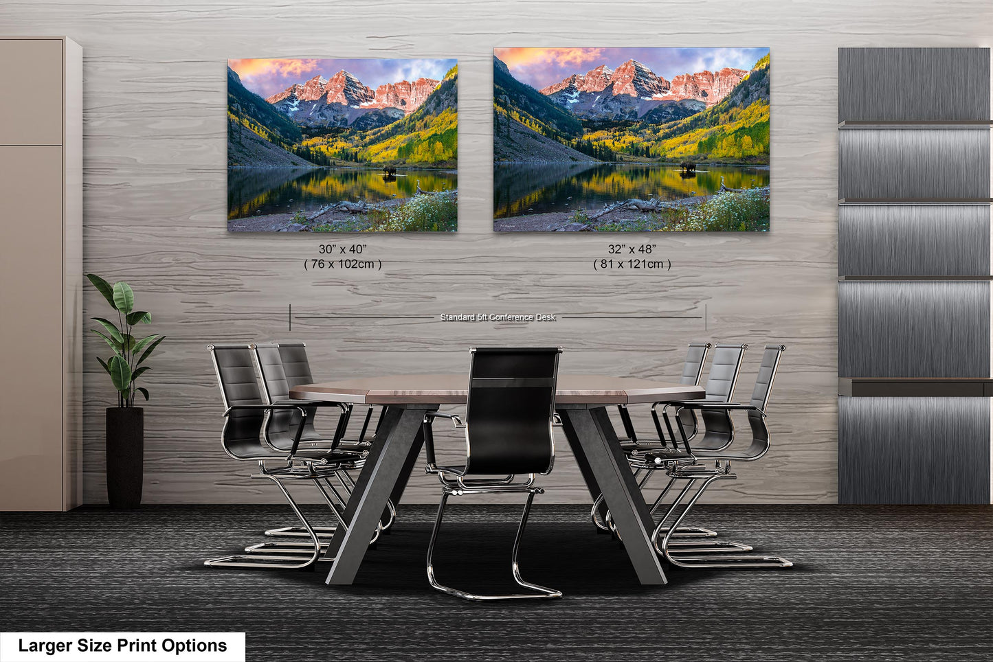 Maroon Bells with moose, Maroon Bells fall picture, Colorado aspens wall art, Autumn colors and mountains, Aspen Colorado landscape print