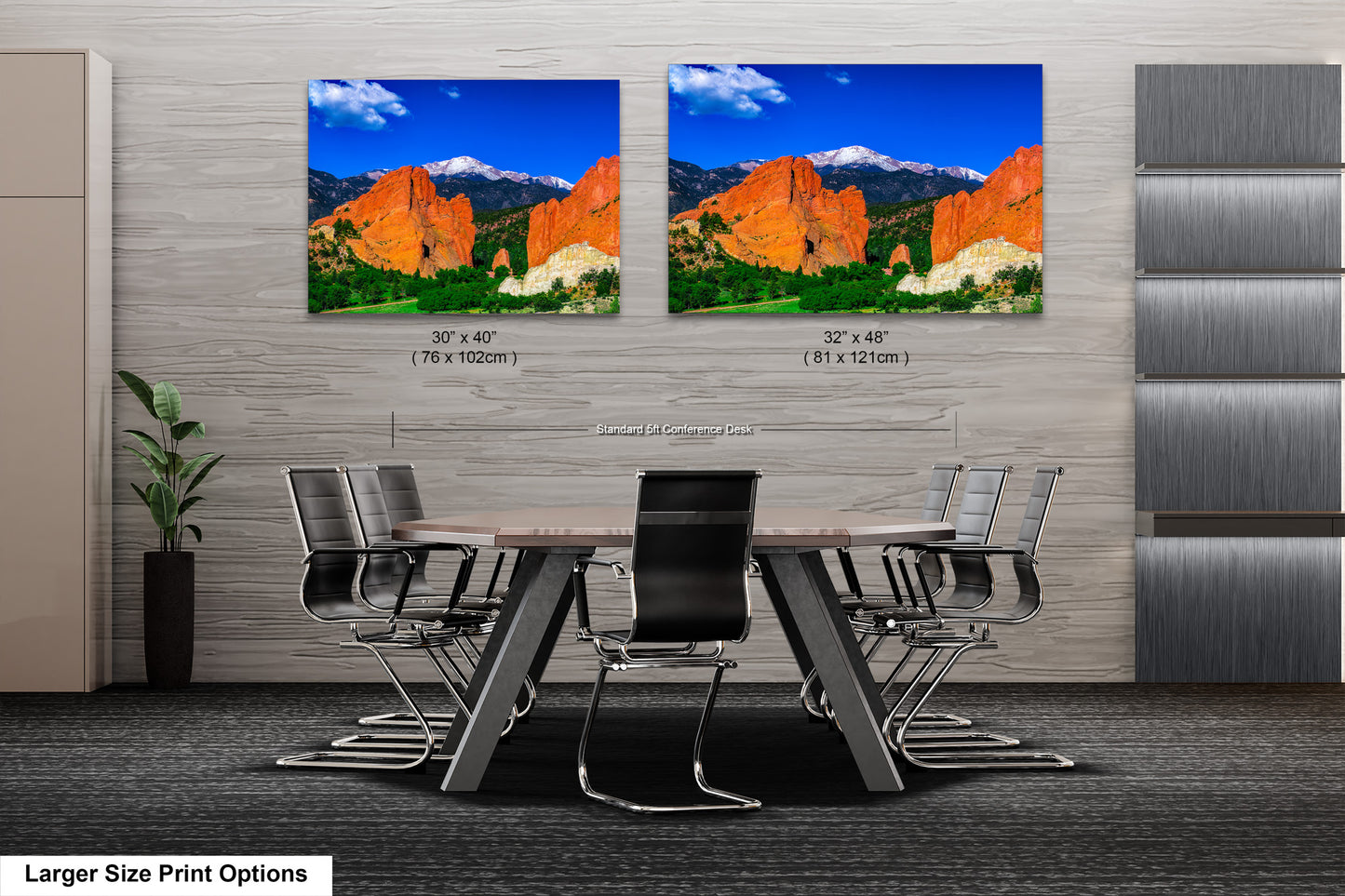 Garden of the god's picture, Pikes Peak print, Colorado Springs canvas, Colorado Springs wall art,