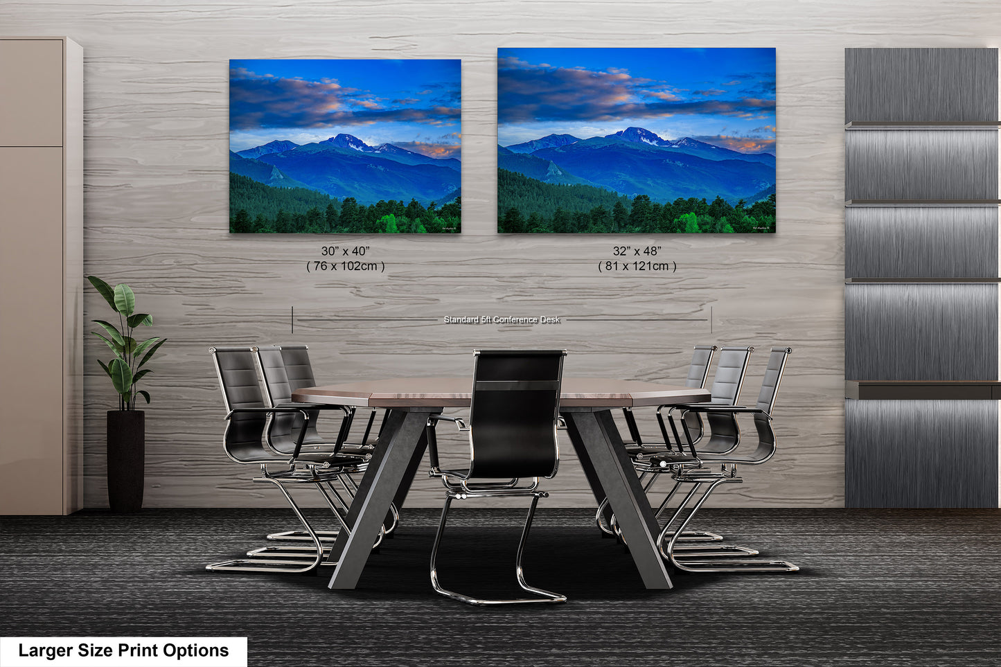 Rocky Mountain national park, Colorado canvas, Estes Park photo, Longs Peak picture, mountain wall decor