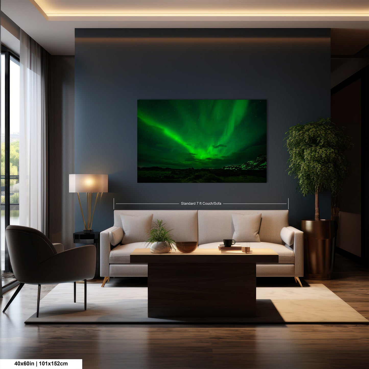 Aurora Borealis Northern Lights Print taken in Iceland on Acrylic, Canvas, Metal & Paper