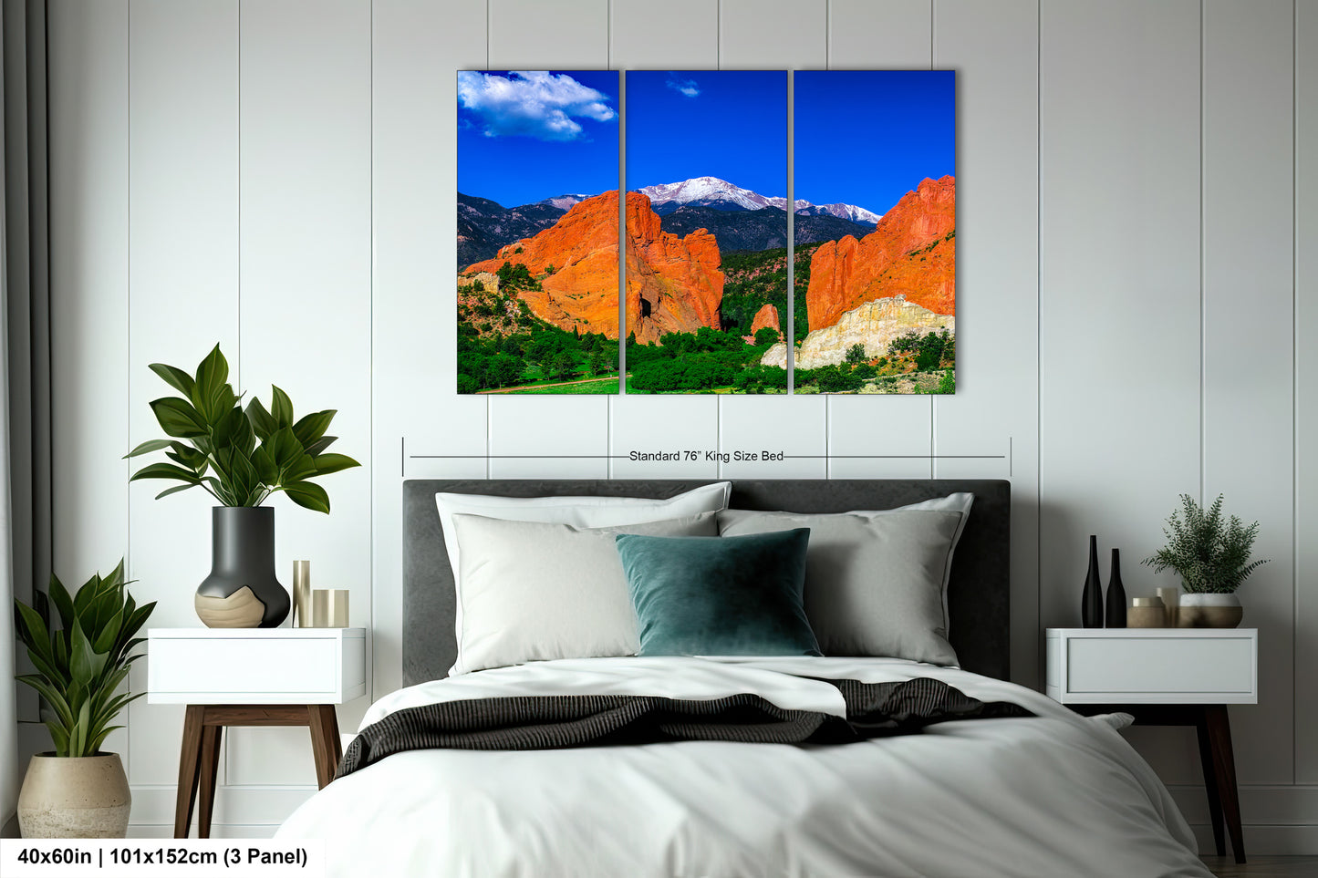 Garden of the god's picture, Pikes Peak print, Colorado Springs canvas, Colorado Springs wall art,