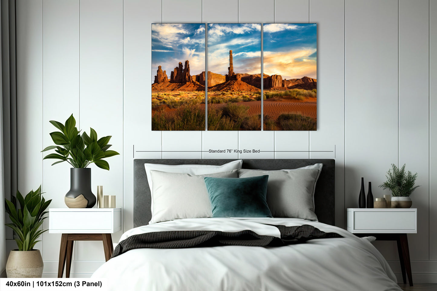 Monument Valley Artwork - Totem Pole Desert Landscape Sunset Print, Southwest Native Style Wall Decor, Home Gift, Tribal Boho Art Poster