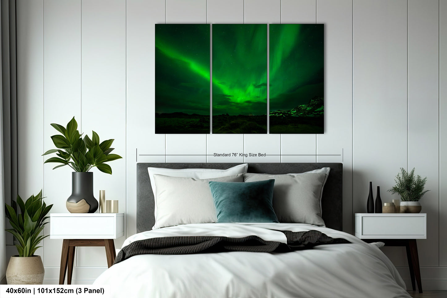 Aurora Borealis Northern Lights Print taken in Iceland on Acrylic, Canvas, Metal & Paper