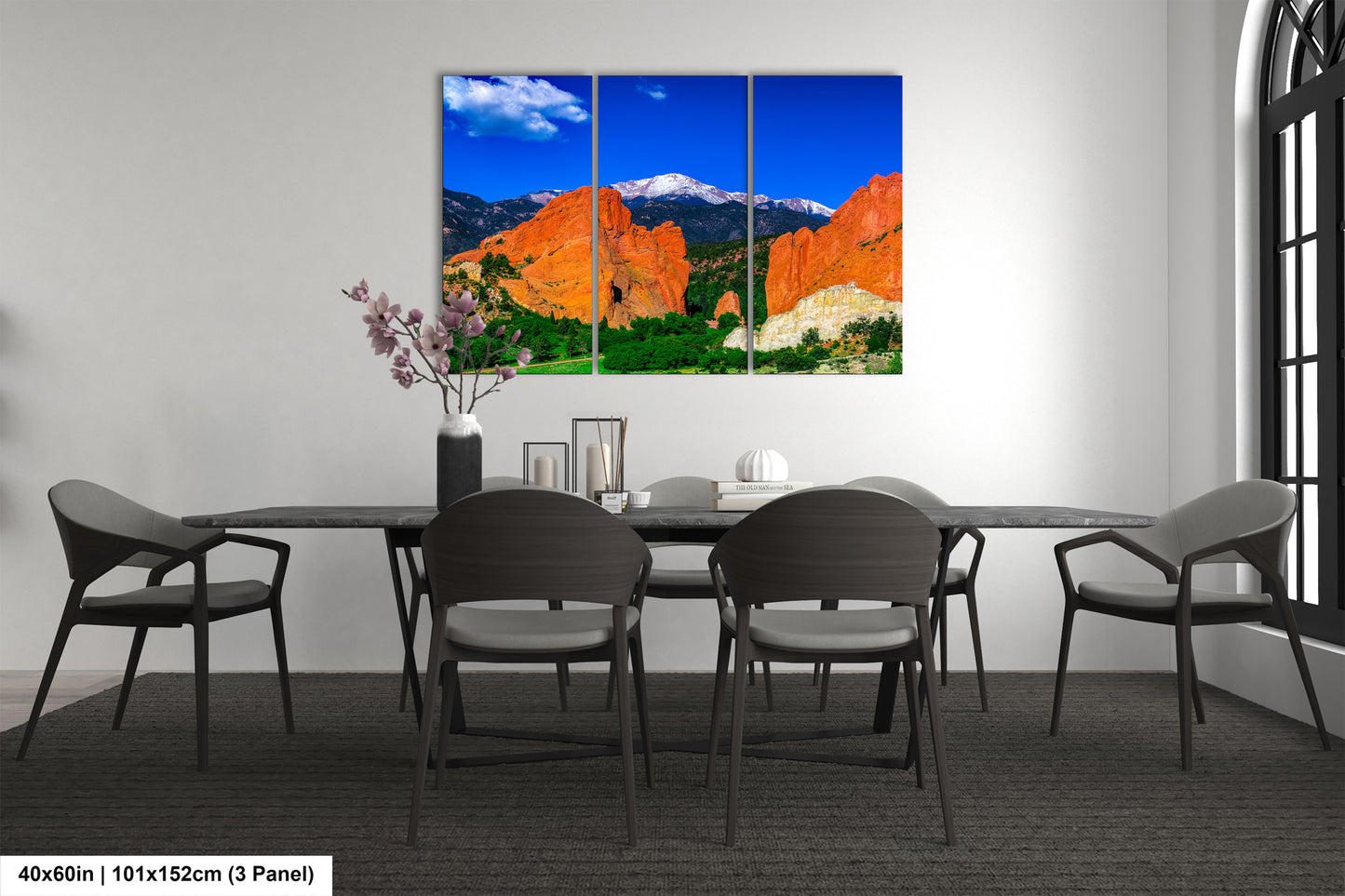 Garden of the god's picture, Pikes Peak print, Colorado Springs canvas, Colorado Springs wall art,