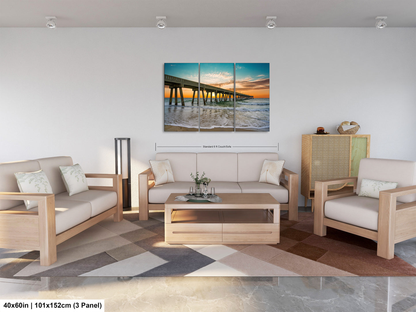 Coastal Awakening: Wrightsville Beach Photography Jonnie Mercers Fishing Pier North Carolina Architectural Seascape Wall Art