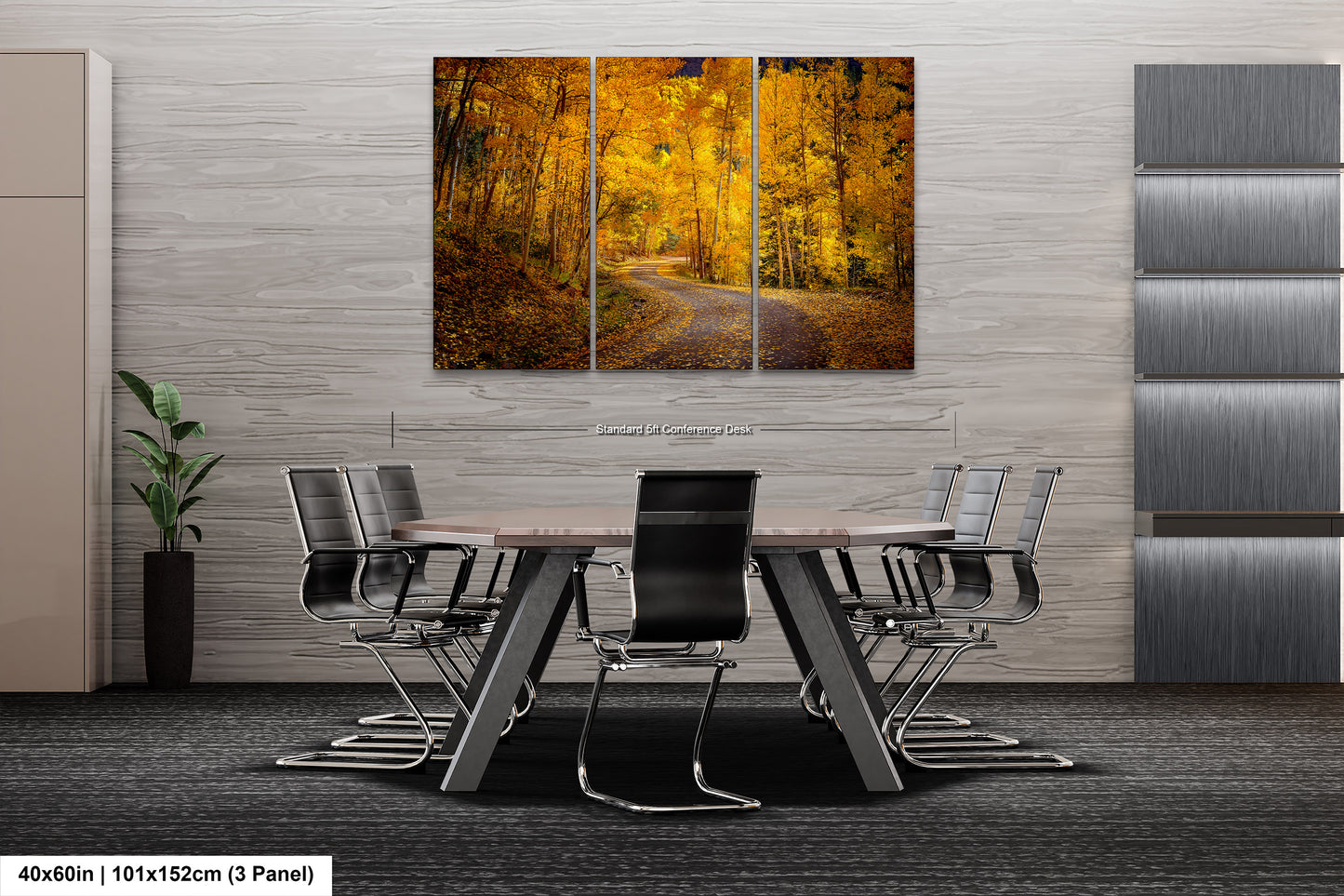 Colorado Aspens, Curvy road, autumn color, Little Cimarron Valley, Rocky Mountains, golden leaves, Photography wall art