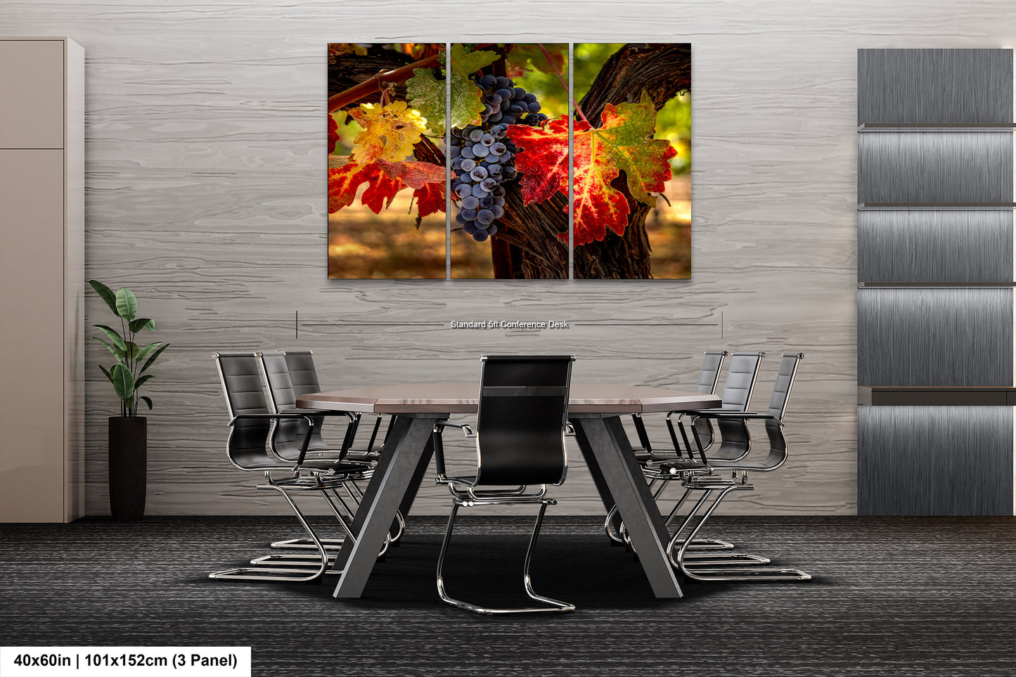 Vineyard Autumn Gold, California Vineyard, St Helena, Fall Vineyard Leaves, Grapes, Winery Art, Wine Wall Décor Kitchen Cellar