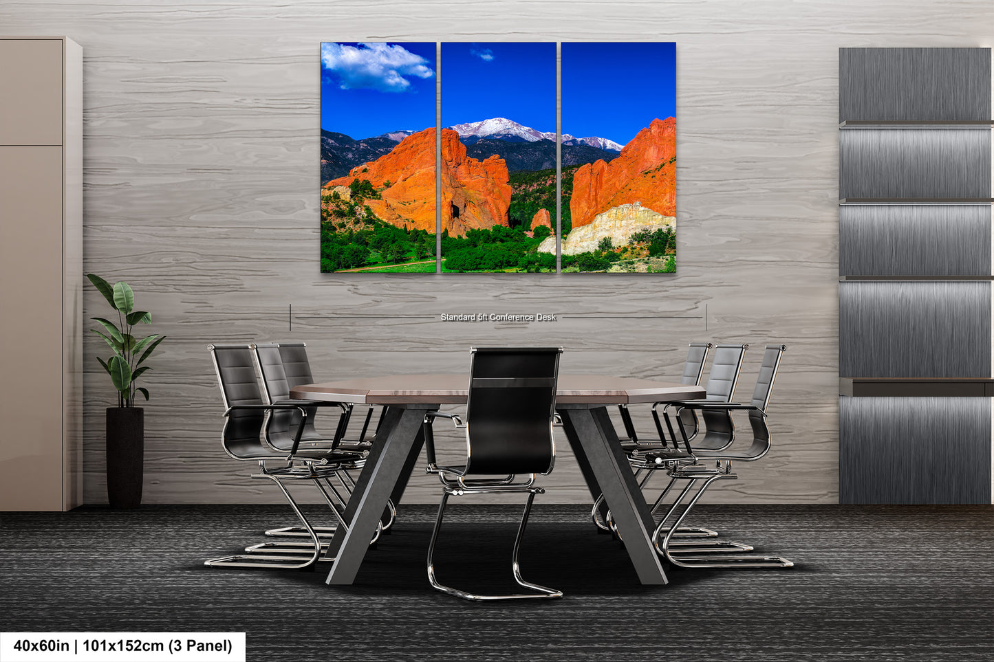 Garden of the god's picture, Pikes Peak print, Colorado Springs canvas, Colorado Springs wall art,