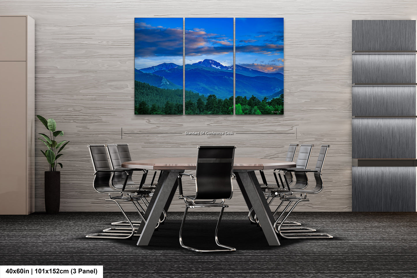 Rocky Mountain national park, Colorado canvas, Estes Park photo, Longs Peak picture, mountain wall decor
