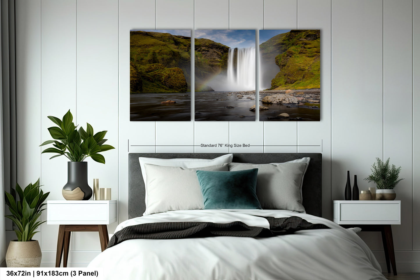 Skogafoss Waterfall in Iceland: Fine Art / Print / Canvas / Acrylic / Metal / Wall Decor / Landscape Photograph