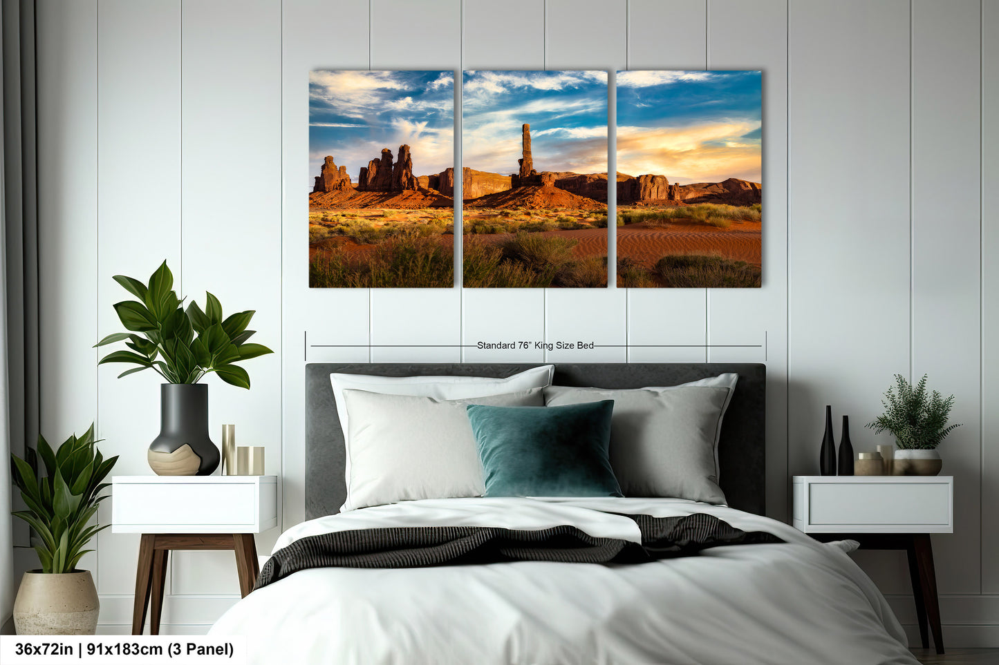 Monument Valley Artwork - Totem Pole Desert Landscape Sunset Print, Southwest Native Style Wall Decor, Home Gift, Tribal Boho Art Poster