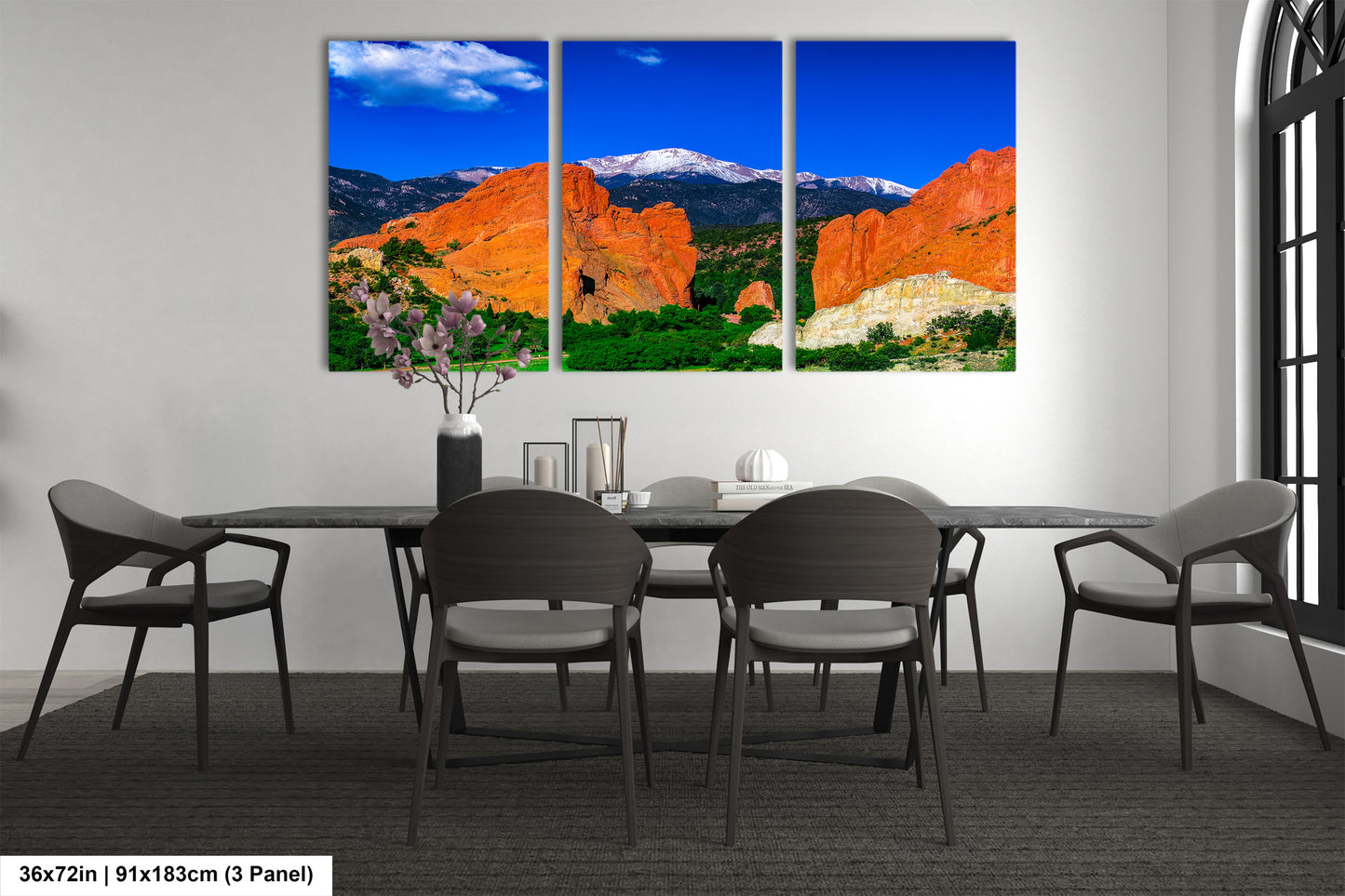 Garden of the god's picture, Pikes Peak print, Colorado Springs canvas, Colorado Springs wall art,