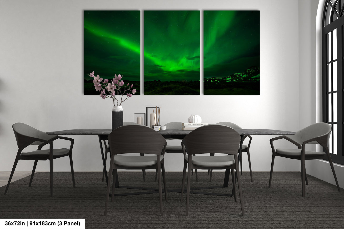 Aurora Borealis Northern Lights Print taken in Iceland on Acrylic, Canvas, Metal & Paper