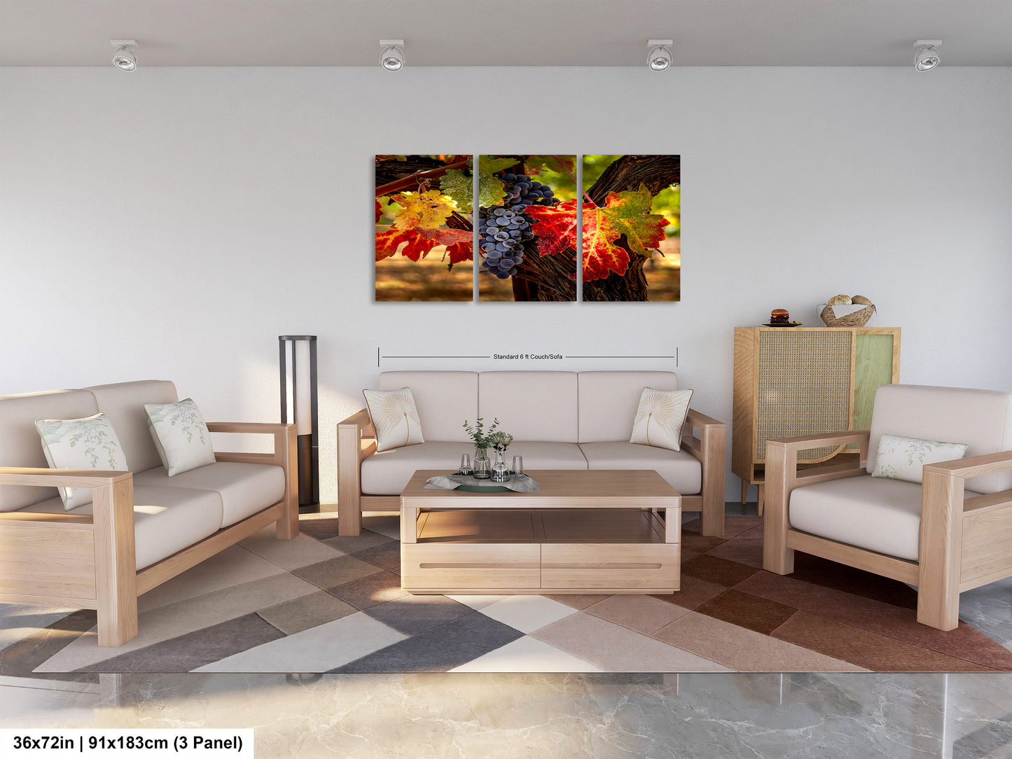 Vineyard Autumn Gold, California Vineyard, St Helena, Fall Vineyard Leaves, Grapes, Winery Art, Wine Wall Décor Kitchen Cellar
