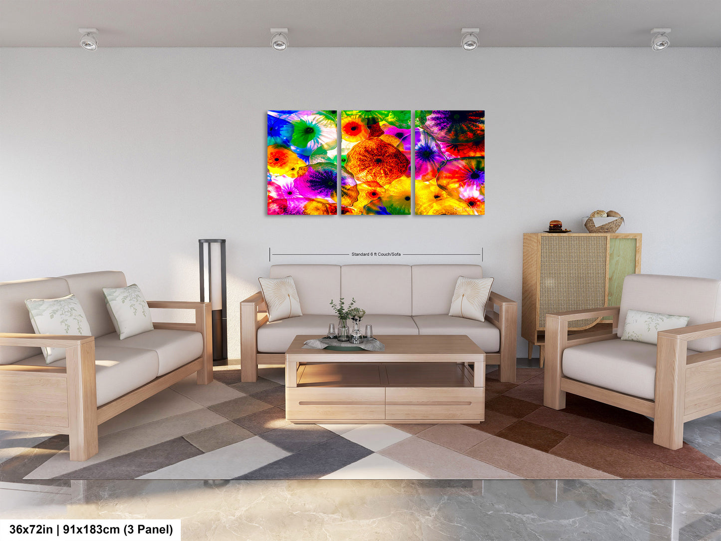 Chihuly Ceiling Glass Art, Bellagio, Las Vegas, Blueyes Photography, Dale Chihuly, Beautiful Colorful Glass , Fine Art Print, Fiori Di Como